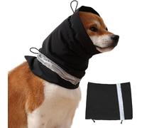 UUREED Cache-oreilles pour chien, chapeau anti-anxiété pour chien, coupe-vent, imperméable, réduisant le bruit, chapeau d'hiver chaud pour chien, cache-oreilles pour chien, orages