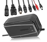 UURRPP Chargeur de Batterie au Plomb 24V 36V 48V 60V 72V 3A pour Razor E100 Ground Force Kart e-Bike Scooter Kart (ne Convient Pas aux Batteries Lithium-ION)