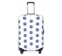 Uusnwaa Bagages lavables mauvais yeux. Housse imprimée, protection de valise tendance, anti-poussière et anti-rayures, Noir , L