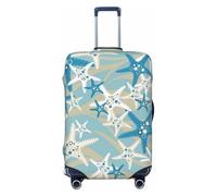 Uusnwaa Housse lavable pour valises de voyage avec belle étoile de mer, protection de valise, anti-poussière et anti-rayures, Noir , S