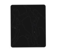 Uusnwaa Tapis de souris imprimé arts martiaux de taekwondo, base en caoutchouc antidérapant, bords cousus, imperméable et lavable, pour jeu, bureau, maison, ordinateur portable