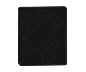 Uusnwaa Tapis de souris imprimé arts martiaux de taekwondo, base en caoutchouc antidérapant, bords cousus, imperméable et lavable, pour jeu, bureau, maison, ordinateur portable