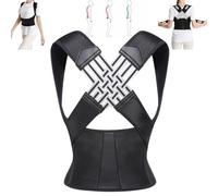 Uuxkgu Ceinture dorsale bruvella,Adjustable Back Belt Office Home Gym Unisex,Ceinture réglable,redresseur du dos,correcteur pour scoliose,soutien lombaire pour femmes (XL)