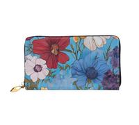UUYHHGB Hello Hawaï Portefeuille de grande capacité en cuir synthétique avec porte-cartes de crédit, organiseur de téléphone, carnet de chèque, pochette colorée pour homme et femme, taille unique,
