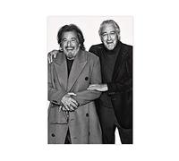 UUYY Poster sur toile de l'acteur Al Pacino et Robert De Niro - Décoration murale - Pour salon, chambre à coucher - Sans cadre : 40 x 60 cm