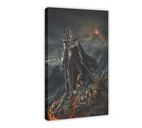 UUYY Poster sur toile Le Seigneur des Anneaux Sauron Movie 1 Décoration de chambre à coucher Paysage sportif Bureau Décoration de chambre Cadre cadeau : 40 x 60 cm