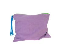 UUYYEO Trousse de maquillage à carreaux de grande capacité - Pochette de rangement pour articles de toilette de voyage - Organisateur de pinceaux de maquillage pour femmes et filles, violet, 22 x 17cm
