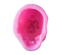 UV Crystal Epoxy Resin Mold Handmade Human for Head Skeleton Mold Fragrance Plaster Soap Wax Silicone Mould DIY Crafts M DIY Crafts Plaster Candle Making Tools