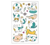 UV Detection Stickers, Sun Protection Reminder Patch, Color Changing Stickers for Outdoor Trips Training Fishing Camping Garden Work Hiking Sports Picnics, 12.0x7.6x0.025cm