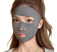 UV Face Cover 23cm, Ice Silk Breathable, with Face with Ear Loops, Sun Protection Open Design System Build, Lightweight Quality Cooling Fabric Gear, for Outdoor Sports and Daily Uses