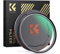 UV Filter 55 mm Magnetic Protection Quick Install with 2 in 1 Metal Front Cap for Camera Lens