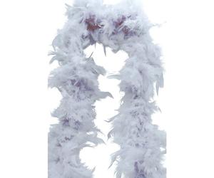 UV FLOOR - Boa En Plumes Fluo - Qualité Premium - Accessoire Fluorescent - Fête - Déguisement - 1m80 - Blanc Fluo