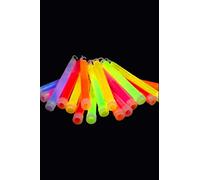 UV FLOOR - Lot De 25 Bâtons Lumineux À Craquer Premium - 5 Couleurs Vives - Accessoire Fluorescent - 5 Couleurs Mix