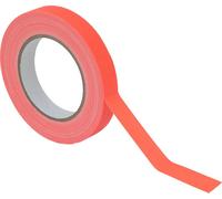 UV Gaffa Tape orange fluo - 19mm x 25m - bande tissée active lumière noire