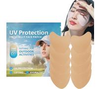 UV Golf Taches de visage - Protection invisible de la peau, bande adhésive pour le visage, patch UV en plein air, nez, joue, golf, sport, randonnée, conduite - Autorité du visage, équipement de