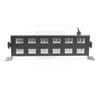 BoomToneDJ Barre UV LED UV LED BAR 12x1W – Puissante et compacte, 12 LED 1W – Noir