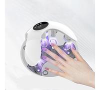 Uv Led Nail Dryer Lamp,Professional Automatic Dryer, 48w Lampe Uv Led Sèche Ongles Rapide Avec 4 Minuteries¿ 30s/60s/90s/120s, 5 Têtes Lumineuses Orientables Individuellement, Blanc
