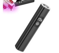 UV Nail Lamp - Curing Manicure Light Gel Dryer | 3W Aluminum Alloy Type-C Operated Nail Lamp with 1 Bead, Compact Portable Design for Beginners Professionals Mother Wife Girlfriend