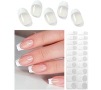Uv Nail Polish - T French Tips - Uv Gel Nail Stickers - 20 X Self-Adhesive Nail Films, Gel Nail Stickers, Stickers And Stencils For Nail Art
