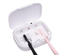 UV pour brosses à dents - Stérilisateur à lumière UV avec recharge de type C | Support mural à induction automatique | pour la maison, la salle de bain et les voyages, sans perçage