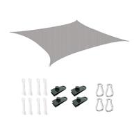 UV Protective Sunshade Sail - Waterproof Compact Shelter, Durable Weather Resistant Design | Patio Family Garden BBQ Party Outdoor Backpacking Hiking Beach Protection Support for Travel Outdoor