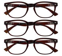 UV Reader Brun Lunettes De Lecture Valeur Pack 3 Designer Style Hommes Femmes UVR3PK015 +1,00