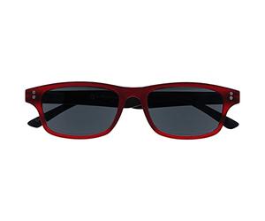 UV Reader Caoutchouté Rouge Noir Lecteurs Soleil Lunettes De Lecture UV400 Hommes Femmes UVSR033 +1,00