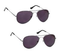 UV Reader Lunettes de Lecture Argent + Lecteurs Soleil Valeur Pack 2 UV400 Hommes/Femmes SS8-8 +1,00