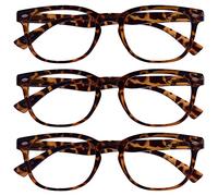 UV Reader Marron Écaille Lunettes De Lecture Valeur Pack 3 Designer Style Hommes Femmes UVR3PK014 +1,50