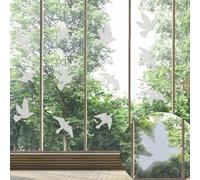 UV réfléchissant anticollision fenêtre avertissement oiseau autocollant, fenêtre autocollant porte en verre protège et préserve les oiseaux frappe, réutilisable