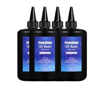 UV Résine Durcie et Rapide - Kit Transparent pour Bijoux, Fonderie et Revêtement - 4x250G