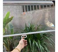 UV-Resistant Pergola Roller Shade: Anti-yellowing formula maintains clarity for years. 0.5mm thickened PVC withstands extreme weather (-30°C~70°C), ideal for permanent outdoor installations like gaze