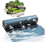 UV Resistant Preformed Pond Liner Easy Cutting, Pond Liner for Natural Looking Ponds, Waterfall, Koi Pondsand Water Garden (Black)(3x4m)