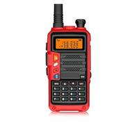UV S9 Plus V2 10W Puissant Talkie-walkie Chargeur USB 16 KM Longue Portée Émetteur-récepteur Double Bande Portable 5R Radio Bidirectionnelle Transmission Vocale Claire(Red)
