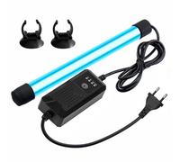 UV Stérilisateur et Lampe 9W UV pour Aquarium, 23,5 cm Minuterie, pour Aquarium Tortue d'Eau