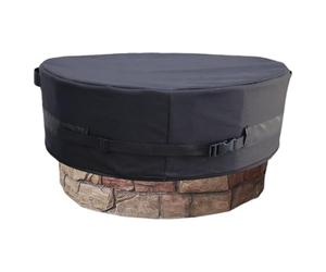 UV Treated Coating - Waterproof Pit Wrap, Tough Outer Fabric for Storm Defense, Exterior Fire Cover, Rugged Weather Case with Side Air Venting, Protective Gear Base for Securing Drying Defending