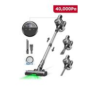 UV12 Vesla, Aspirateur balai sans fil avec Technologie GreenEye, 50KPa, 450W, 45 Min, 1L, 4 vitesses, Brosse Anti-Emmêlement, Gris