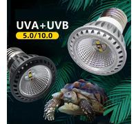 UVA - lumière Led UVB pour Reptiles, plate-forme de nage,lampe animal,lampe terrarium,ampoule uvb uva pour tortue, lampe solaire à spectre complet pour lézard, Dragon barbu, Reptiles et amphibiens 110