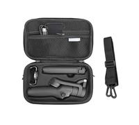 Uvafly OM 6 Sac de rangement portable en cuir PU avec bandoulière Sac de voyage pour DJI Osmo Mobile 6 Accessoires stabilisateurs de cardan, Noir , Sac à bandoulière