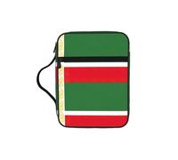 UVBDF Drapeau de la République Tchétchène Élégant Imprimé Bible Sac de Protection Résistant à L'usure Pour Voyage Église et iblique