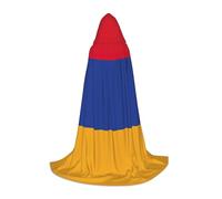 UVBDF Drapeau de l'Arménie - Cape à capuche pour adolescents - Costume gothique médiéval pour cosplay, théâtre de scène