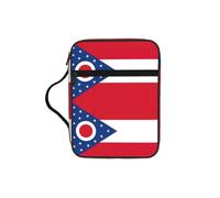 UVBDF Étui de protection élégant avec drapeau de l'État de l'Ohio - Résistant à l'usure - Pour voyage, église et iblique