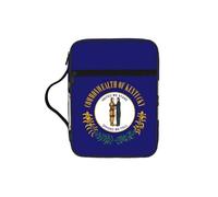 UVBDF Kentucky State Flag Sac de protection élégant imprimé Bible résistant à l'usure pour voyage église et iblique