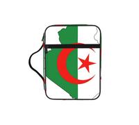 UVBDF Sac de protection élégant imprimé avec drapeau de l'Algérie - Résistant à l'usure - Pour voyage, église et iblique