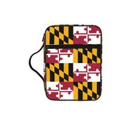 UVBDF Sac de protection élégant imprimé drapeau de l'État du Maryland résistant à l'usure pour voyage, église et iblique