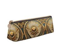 UVBDF Sun Old Trousse à crayons égyptienne intemporelle pour enfants avec fermeture éclair, petite trousse simple pour stylos, maquillage, blanc, Taille unique, Organiseur de sac