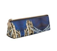UVBDF Trousse à crayons Tower Bridge à Londres pour enfants avec fermeture éclair, petite pochette simple, trousse de maquillage, blanc, Taille unique, Organiseur de sac
