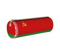 UVBDF Trousse scolaire avec drapeau de la Biélorussie, joli porte-crayons pour garçons et filles, trousse à stylos senior, cadeau pour enfants, blanc, Taille unique, Organiseur de sac