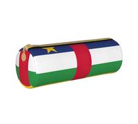 UVBDF Trousse scolaire avec drapeau de l'Afrique centrale, joli porte-crayons pour garçons et filles, trousse à stylos senior, cadeau pour enfants, blanc, Taille unique, Organiseur de sac
