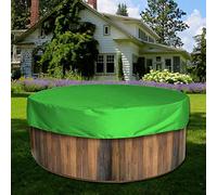 UVCMDUI Bache Spa, Couverture Spa Ronde, Résistant Aux UV Housse Spa pour Extérieur Spa Baignoire,Vert,210 * 30cm